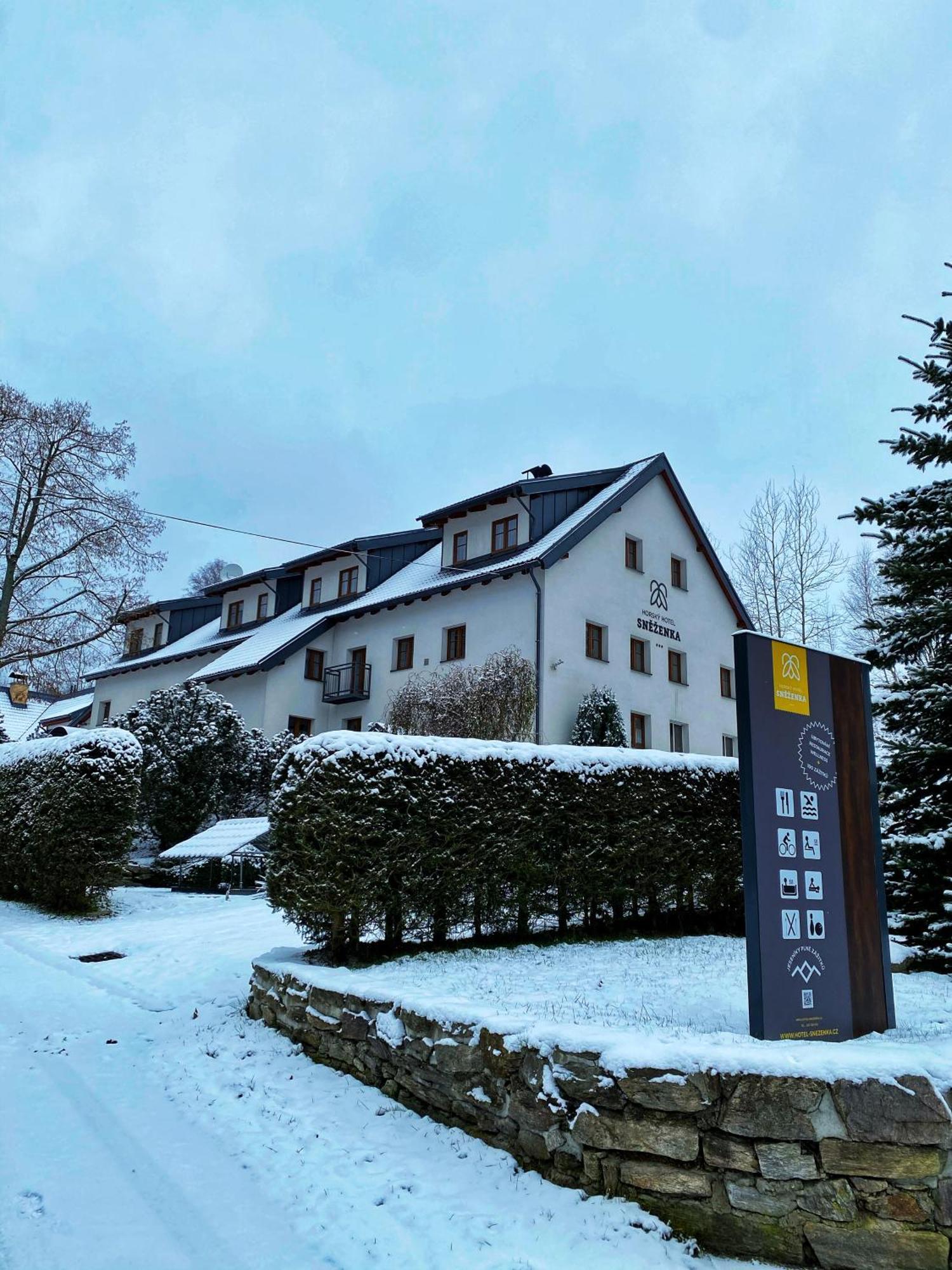 Horsky Hotel Snezenka Hynčice pod Sušinou Kültér fotó